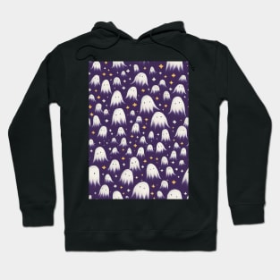 Spooky Ghost pattern, model 3 Hoodie